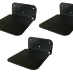 Galleksa Invisible Bookshelf Black 3-pack