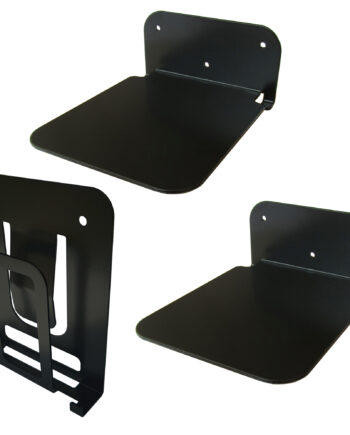 Galleksa Vertical Invisible Bookshelf Black( 2+1 Vertical )