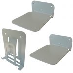 Galleksa Vertical Invisible Bookshelf Silver( 2+1 Vertical )