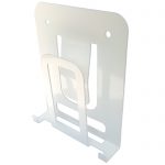 Galleksa Vertical Invisible Bookshelf White