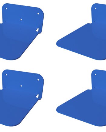 Galleksa Invisible Bookshelf Blue 4-pack