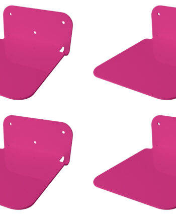 Galleksa Invisible Bookshelf Pink 4-pack