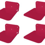 Galleksa Invisible Bookshelf Raspberry 4-pack