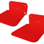 Galleksa Invisible Bookshelf Red 2-pack