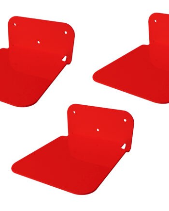 Galleksa Invisible Bookshelf Red 3-pack