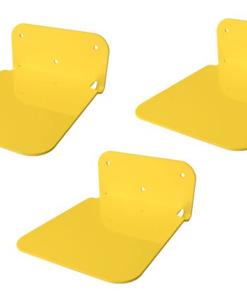 Galleksa Invisible Bookshelf Yellow 3-pack