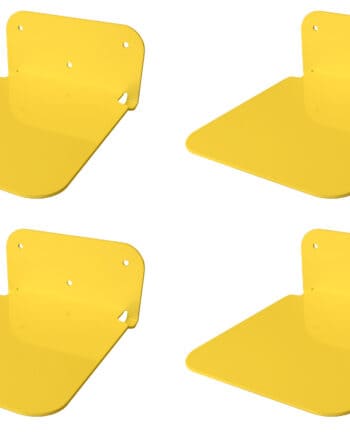 Galleksa Invisible Bookshelf Yellow 4-pack